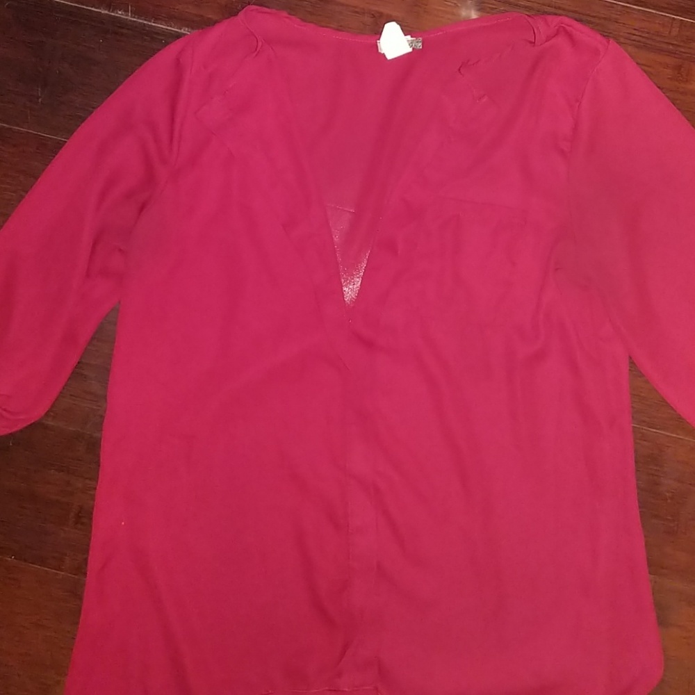 Burgandy dress shirt